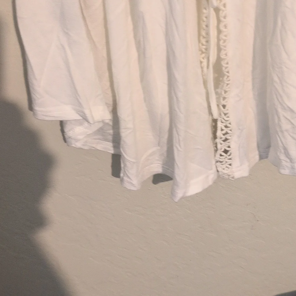 POL Lace and Flow Tank Top - Cream BOGO Blue Tank - Picture 7 of 11
